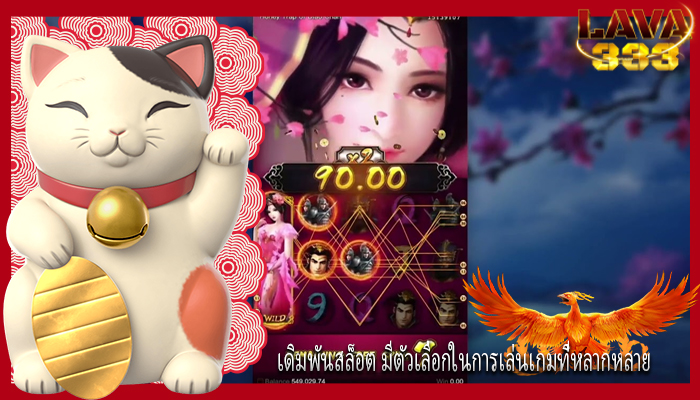 เดิมพันสล็อต มีตัวเลือกในการเล่นเกมที่หลากหลาย