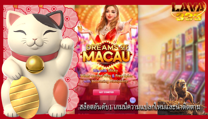 สล็อตอันดับ1 เกมมีความแปลกใหม่และน่าติดตาม